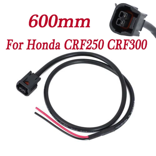 Accesorio L/Rally 600 mm enchufe de alimentación cola de cable aislado para Honda CRF250 CRF300