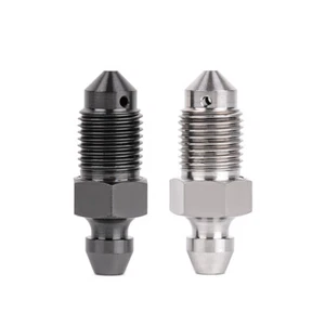 For BMW R45 R65 R75 R80 R90 R100 Front Brake Caliper Bleed Nipple Titanium 1pcs - Picture 1 of 6