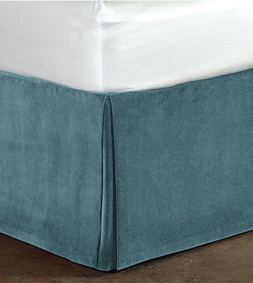 Очарование - стильный 100% хлопок бархата юбка/балдахин 15» падение королева размер - Изображение 1 из 1