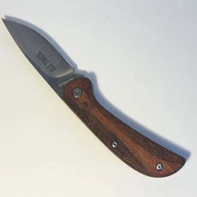Schrade Old Timer 7 英寸固定刀片全唐木手柄尼龙护套 1085950 — 第 1/4 张图片