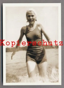 G91 Mädchen im Wannsee Berlin 30er-Jahre Foto 20x30 cm - Bild 1 von 1