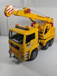 Bruder Man Tele Crane TC-4500 TGA 41.440 Construction building Toy GERMANY - Picture 1 of 11