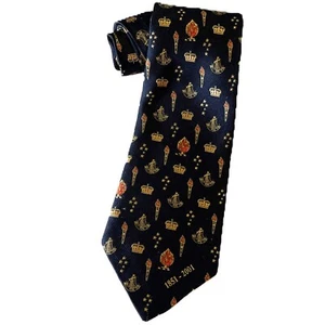 VICTORIA AUSTRALIA 150 YEAR ANNIVERSARY Mens Tie NOONE State Symbols - Picture 1 of 6