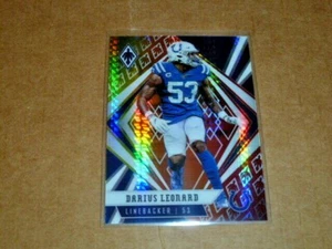 Panini Phoenix Fireburst Parallel 2020 Darius Leonard Indianapolis Colts #54 - Imagen 1 de 1