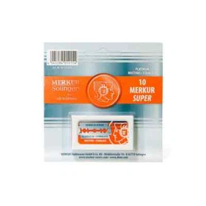 Merkur Platinum Double Edge Razor Blades - 10 Blades Pack - Picture 1 of 3
