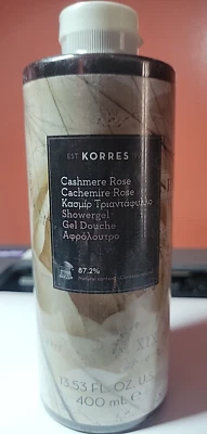 Gel de banho KORRES lavagem corporal, CASHMERE ROSE grande 13,53 oz novo - Imagem 1 de 4