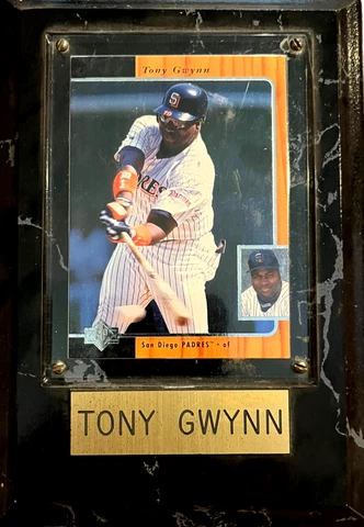 Tony Gwynn Plaque with Baseball Card - San Diego Padres - MLB Cover