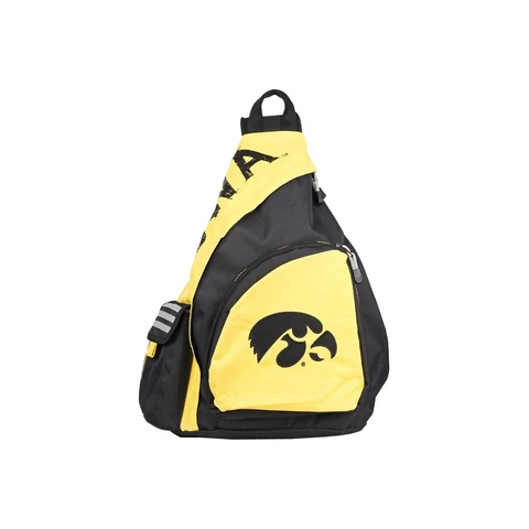 Iowa Hawkeyes "Leadoff" Sling Backpack, 20" x 9" x 15" Cover