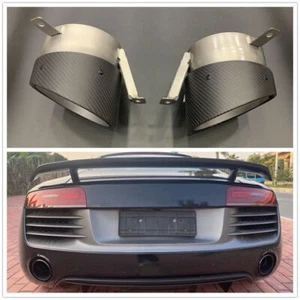 Tubos de escape de fibra de carbono real para Audi R8 2013-2015 - Imagen 1 de 7