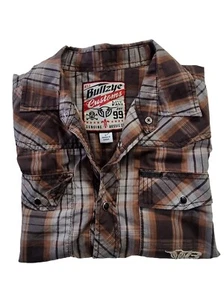 Camisa para hombre Bullzye Customs Rodeo manga corta talla L - Imagen 1 de 5
