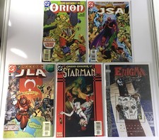 2000 DC Comics Book LOT Of 5 Orion JSA JLA Starman + 1993 Enigma Frank Miller