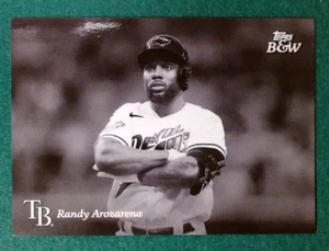 2023 Topps Bianco e Nero #91 Randy Arozarena (Raggi) - Foto 1 di 2