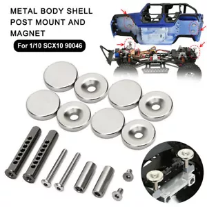 Body Shell Post Mount & Magnet for 1/10 RC Crawler Car Axial SCX10 90046 - Picture 1 of 7