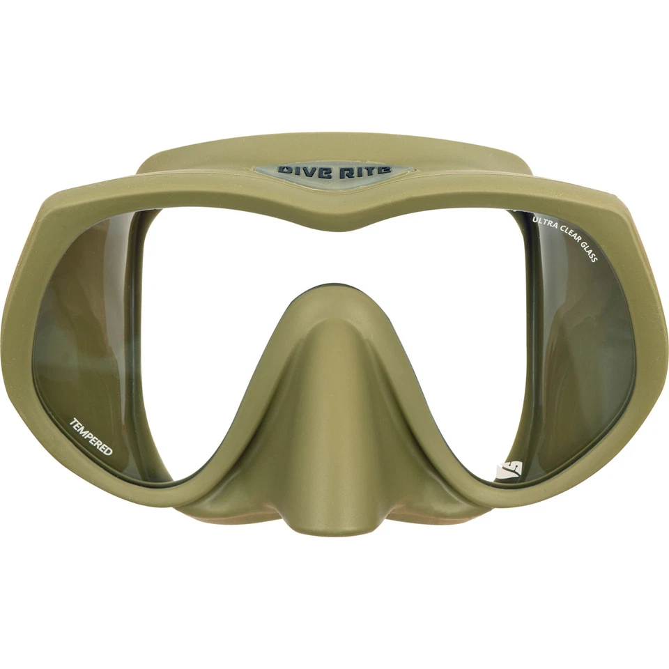 Máscara verde sin marco con caja DIVE RITE ES155 (ES155ODG) Foto 1 de 1