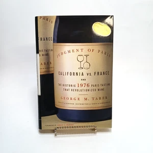 SIGNED Judgment of Paris George M. Taber Hardcover DJ 2005 Wine Tasting History - Picture 1 of 8