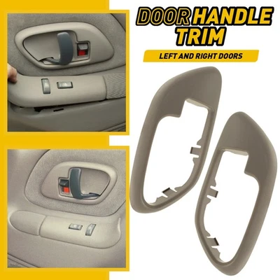 Nuevo bisel de moldura de manija de puerta interior marrón para 1995-1997 K2500 Suburban LT par ED Foto 1 de 4