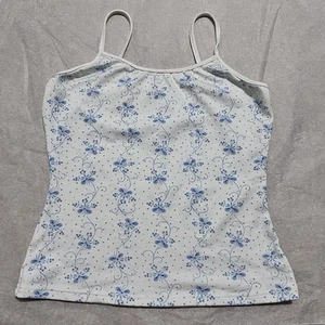 Camisola ajustada INC International Concepts azul y blanca talla S vintage Y2K - Imagen 1 de 9