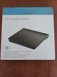 USB 3.0 & Type-C 2 IN 1 External Blu ray Disc Writer + Reader BD CD DVD Drive - Afbeelding 1 van 6