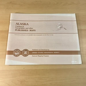 Alaska Katalog topographischer und anderer veröffentlichter Karten Juni 1991 - Bild 1 von 3