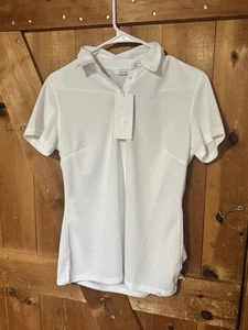 Lady Hagen Hydro-Dri Polo da golf bianca da donna, taglia M - Foto 1 di 6
