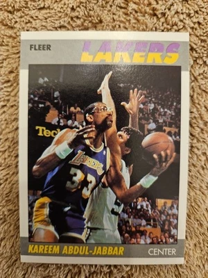 1987-88 Fleer - Kareem Abdul-Jabbar #1 - Image 1 of 2