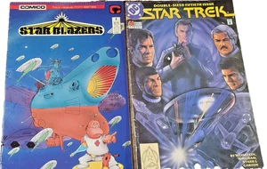 Star Trek DC Comic doppia taglia cinquantesimo numero luglio 93 e Star Blazer #2 - Foto 1 di 16