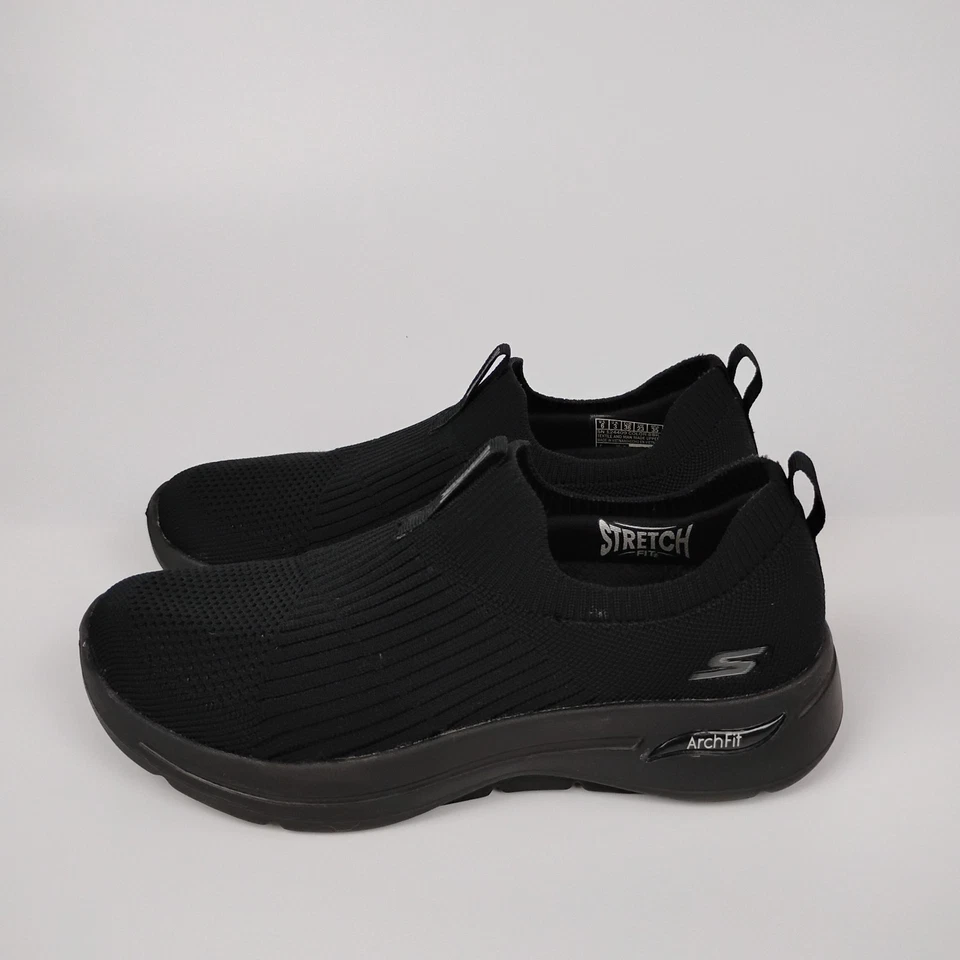 Zapatos sin cordones negros Skechers Go Walk Arch Fit para mujer talla 6 124409 Foto 1 de 4