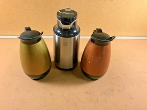 Lote de 3 termos de café por porción térmica de un litro - Imagen 1 de 12