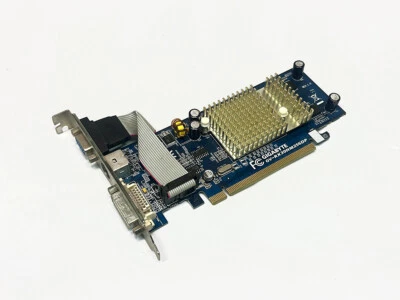 Gigabyte ATI X300 SE GV-RX30HM256DP 256mb GPU PCI-E Vintage Computing Gaming - Image 1 of 4