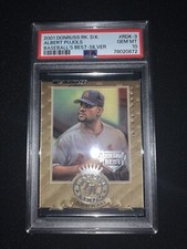 2001 Donruss Diamond Kings Baseballs Best Silver Albert Pujols PSA 10 /499 RC