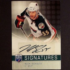 NICK SCHULTZ Auto 2008/09 Be A Player Signatures #S-NS  FLYERS / Wild  single
