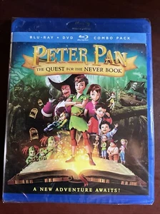 PETER PAN: THE QUEST FOR THE NEVER BOOK (BLU-RAY+DVD COMBO PACK) NEW N3 - Picture 1 of 2