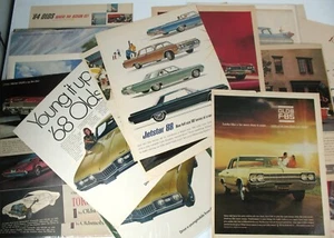 Oldsmobile Magazine Ads 1950's & 1960's Tornado, 98, Cutlas Lot of 15  10"x13" A - Picture 1 of 12