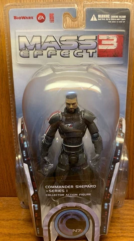 Mass Effect 3 Commander Shepard Series 1 Collector Action Figure BioWare EA Cover