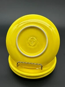 lot of 3 Waechtersbach Yellow 6" round saucer dishes Plates West Germany - Picture 1 of 9