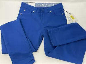 7 For All Mankind Jeans Girls Sz 14 The Skinny Stretch - Picture 1 of 5