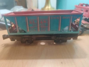 Marx train - 6” D.L. & W. 86000 Hopper Car  - 4 Wheel - Plastic Knuckle Couplers - Picture 1 of 14