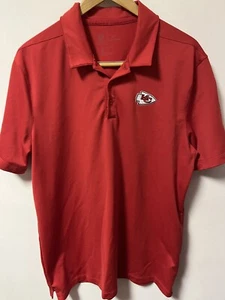 Nike Kansas City Chiefs Football NFL Dri fit Polo Shirt Men's Size Large - Picture 1 of 5