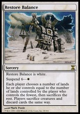 MTG-1x-Light Play, English-Restore Balance-Time Spiral