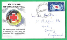 NEW ZEALAND  - RED CROSS COMMEMORATION  - 3rd JUNE 1959 - FDC