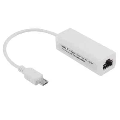 Micro USB 2.0 Ethernet RJ45 Network Lan Adapter Card For Android Tablet PC - Image 1 of 4