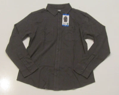 32 DEGREES Gray Knit Shirt NWT Mens Button Up L/S Sz Large L - Image 1 of 2