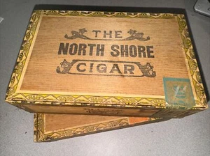 Cajas de cigarros de madera vintage muy raras - The North Shore Cigar - Imagen 1 de 13