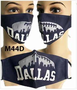 Dallas Cowboys Face Mask Adjustable Reusable - Picture 1 of 2
