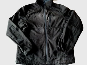 Black Diamond Men's Soft Shell Full Zip Fleece Lined Coat Size M Black Great Con - Picture 1 of 14