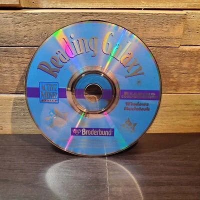 Reading Galaxy CD-ROM Reading Comprehension Active Mind 1996 Homeschooling Vtg - Image 1 of 4