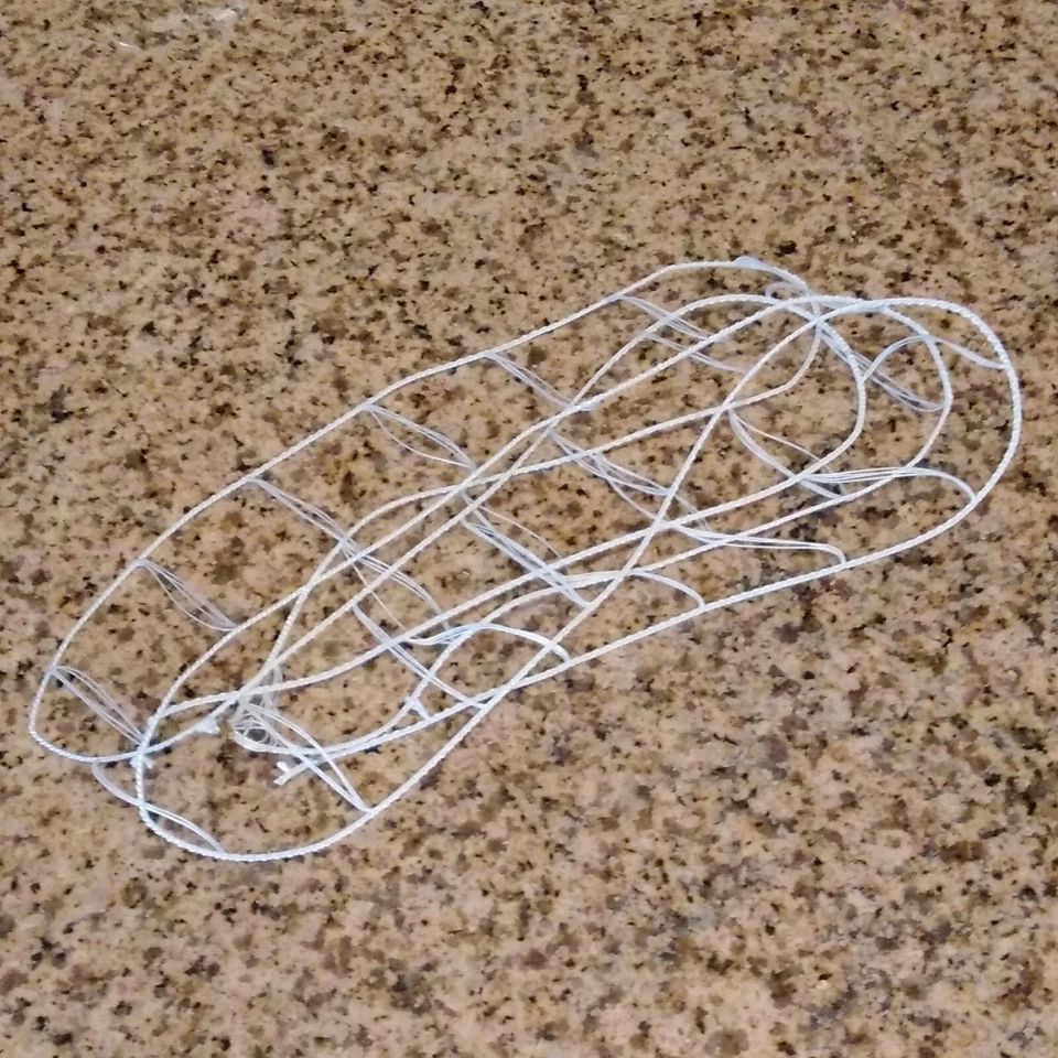 Lote de 5 cuerdas y cables de escalera blancos para persianas de aluminio de vinilo de madera de 2 pulgadas 50" Foto 1 de 1