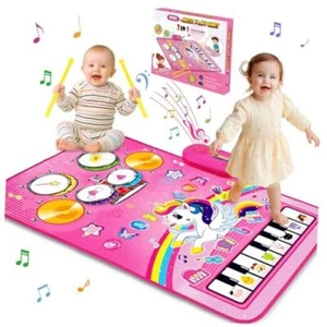 Toys for 1 Year Old Girl Gifts: Baby Musical Mat Toddler Toys Age 1-2 - 3 in 1 - Picture 1 of 7