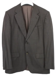 Hugo Boss Gilbert-Tower Blazer Herren (Eu) 52 Seide Wolle Fischgräten Kerbe - Bild 1 von 9