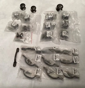 Lot Of 24 Restoration Hardware Heavy Round Cabinet Door Drawer Knobs & Pulls New - Picture 1 of 7